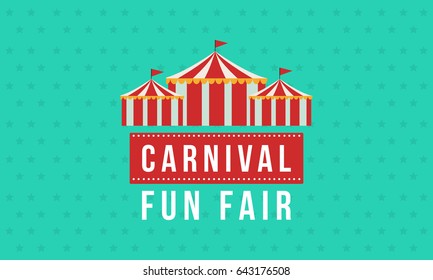 Background amusement park and circus