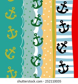 background with anchor