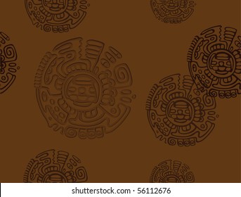 Background with ancient symbols