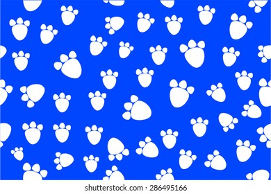 Background - Animal Foot Print 
