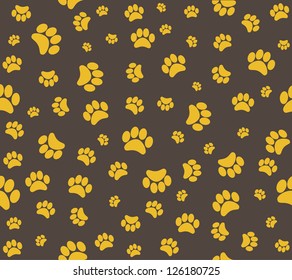 background animal footprints