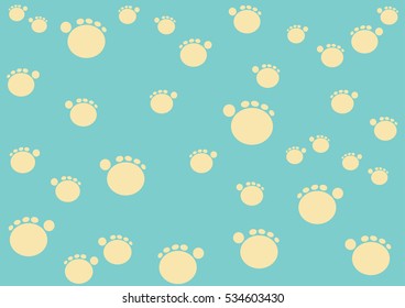 background animal footprints