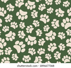 Background animal footprints. Cats. Dogs.