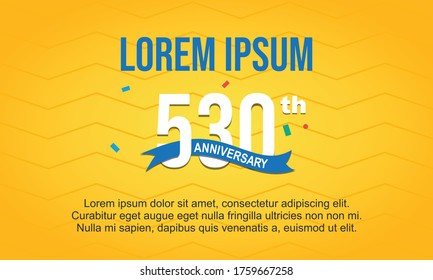 plantilla de afiche de celebración de aniversario de fondo