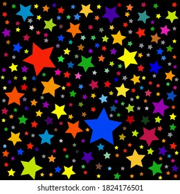 Background from for anything from multicolored stars