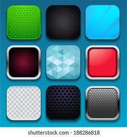 background for the app icons (vector frame)