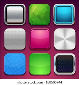 background for the app icons (vector frame)