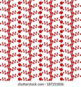 Background of apple tree pattern