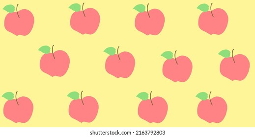 fondo con manzanas de colores pastel