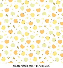  Background with apples.vector illustration