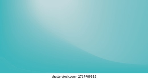 background Aquamarine abstract background with a soft, blurred mesh gradient in cool shades of teal, blue, and white modern