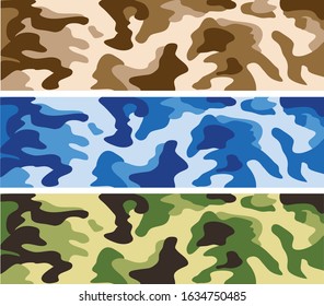 Background Army 1 set like a banner