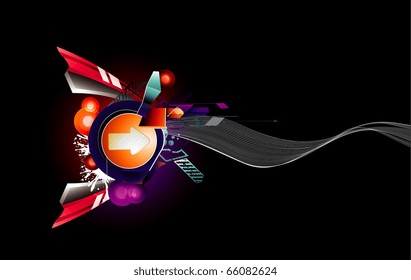 background arrow illustration