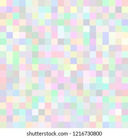 Background of art colored light squares mosaic