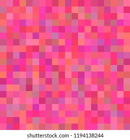 Background of art colored pink squares mosaic