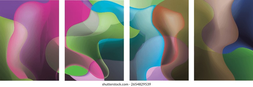 Arte de fondo eps 10, gradiente, colorido, líquido, fondo abstracto, fondo de Web
