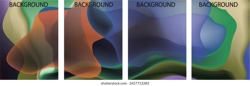 Arte de fondo eps 10, gradiente, colorido, líquido, fondo abstracto, fondo de Web