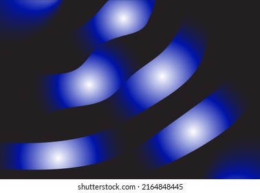 Background Art Glowing Flow Blue Concept With Texture Modern