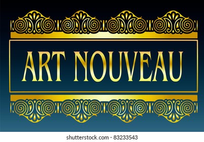Background Art Nouveau