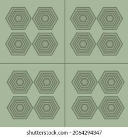 background art vector pentagon green blue