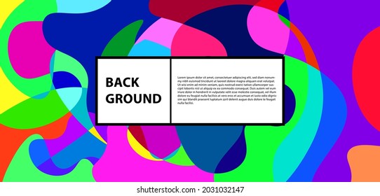 Background Artwork Poster With Simple Shape and Figure. Abstract Vector Pattern Design in Style for Web Banner, Business presentation, branding package, fabric print, wallpaper, geomatry