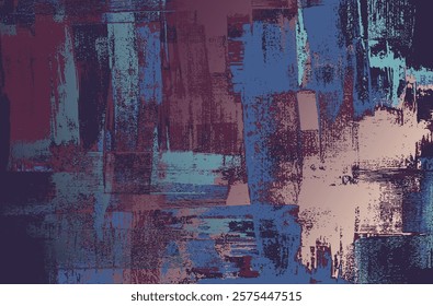 Background artwork whispers of Twilight merging of Deep Blues, Muted Purples, and Soft Pinks in an Abstract Symphony of Shadow and Light