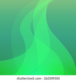 Background with Aurora Northern lights, Vector Illustration