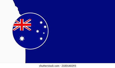 Background Australia Day vector illustration, and Copy Space Area. Suitable to be placed on content with that theme.