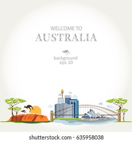 background australia panorama traditional features info