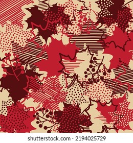 background of autumn color leaves