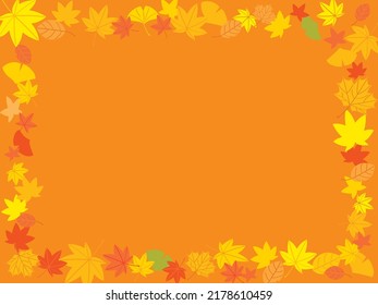 Background of autumn fallen leaves.