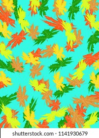 Background autumn leaves