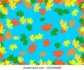 Background autumn leaves