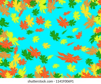 Background autumn leaves