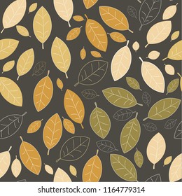 background with autumn leaves