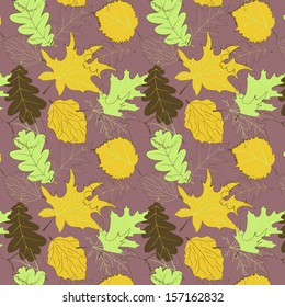 Background with autumn leaves