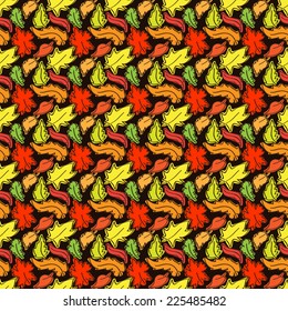 Background autumn leaves