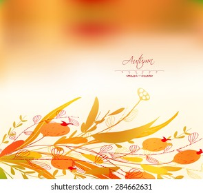 Background of autumn leaves