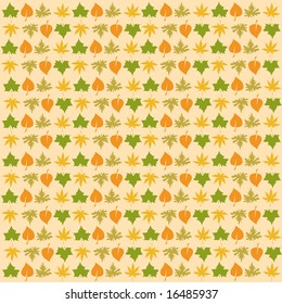 Background with autumn leaves, a design element