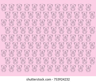 
background baby toy bears