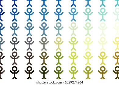 Background or backdrop, sign of people or human hand drawn, good for design texture. Cartoon style vector.