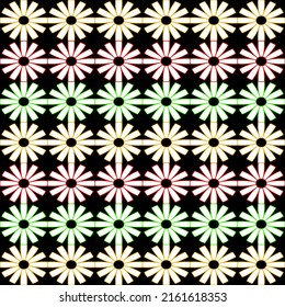 Background backdrop vector wallpaper illustration texture fabric pattern striped graphic lines Stars flowers isolated design art style beautiful and colorful