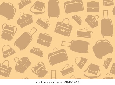 Background from bags and suitcases