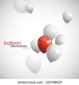 background with balloons