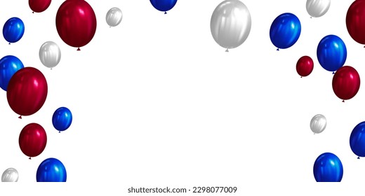 background balloons 4th july usa independence day