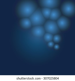 Background, balls, soft shadows, blue, transparent, overlay, space, vector, banner, illustration