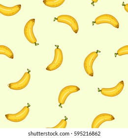 Background with banana. Fruits. Summer. Vector illustration.
