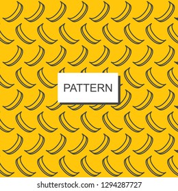 Background with a banana pattern