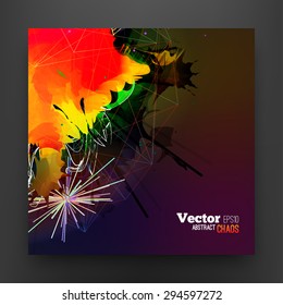 Background for banner. Abstract background design vector template layout for magazine brochure flyer booklet