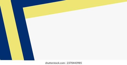 Background Banner design with yellow and blue color